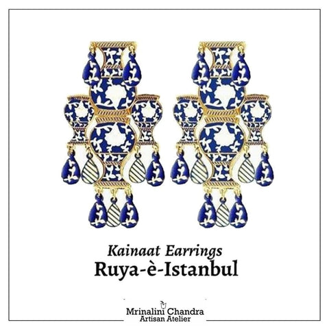 Evil Eye Enamel Earrings