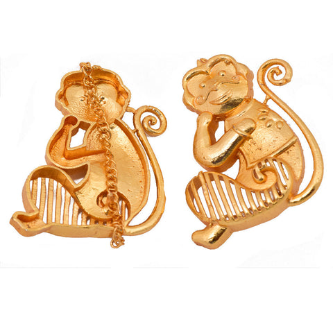 Phiroza Enamel Pearl Fish Ring