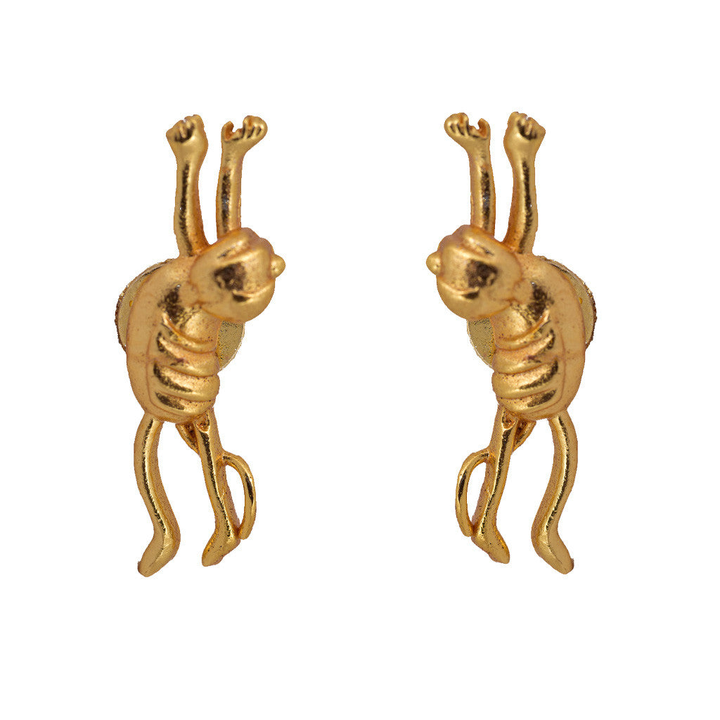 Shakuntala Playful Monkey Studs