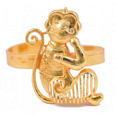 Phiroza Enamel Pearl Fish Ring