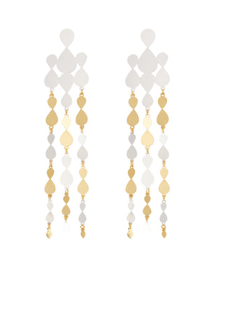 Marigold Enamel Stone Drop Earrings