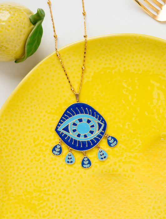 Single Evil Eye Pendant