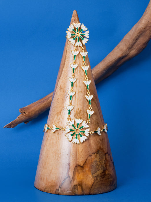 Jasmine Enamel Hathphool