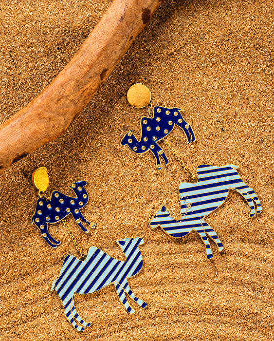 Safari Double Camel Earrings