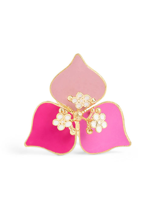 Blush & Peone Pink Bougainvillea Ring Small