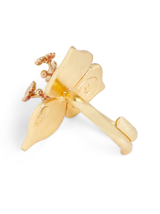 Blush & Peone Pink Bougainvillea Ring Small