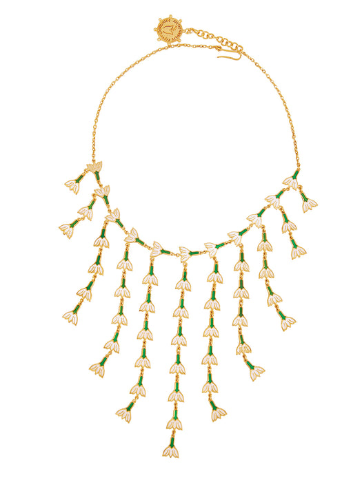 Jasmine Enamel Necklace