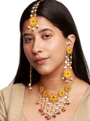 MARIGOLD JASMINE ENAMEL EARRINGS
