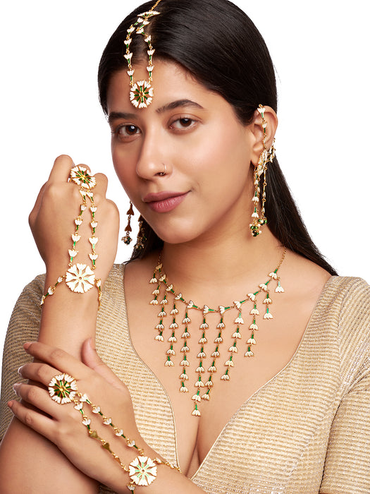 Jasmine Enamel Hathphool