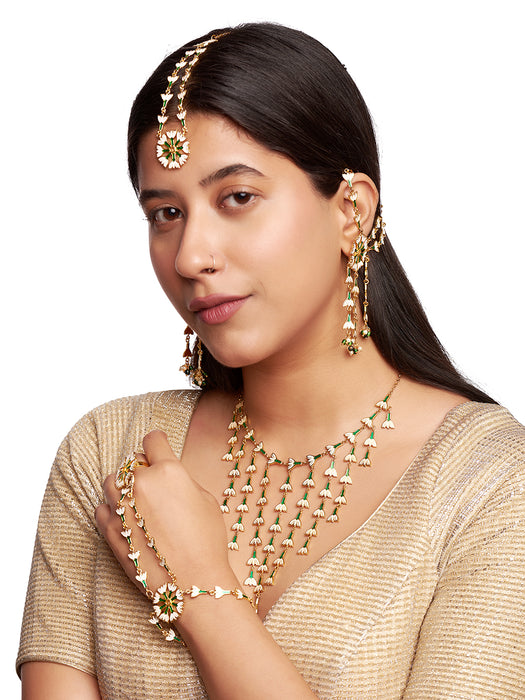 Jasmine Enamel Hathphool