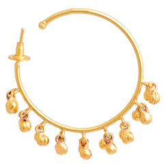 Gold Plated Ghungroo Earrings - mrinalinichandra - 1