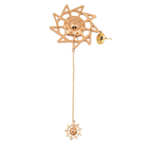 Mathematics Number 4 double Earring