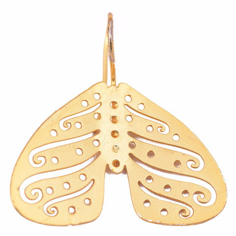 Shakuntala Inverted Butterfly Earrings - mrinalinichandra - 2