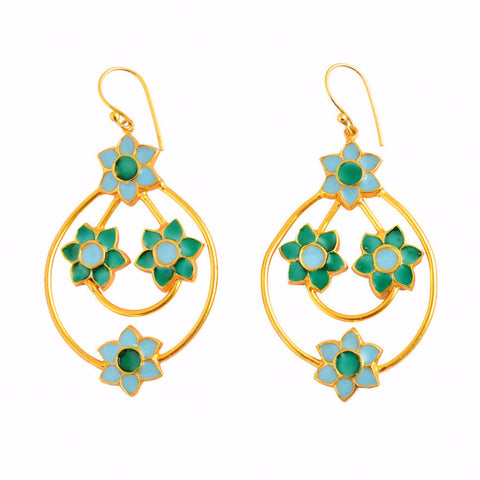 GOLDEN POPPY EARRINGS