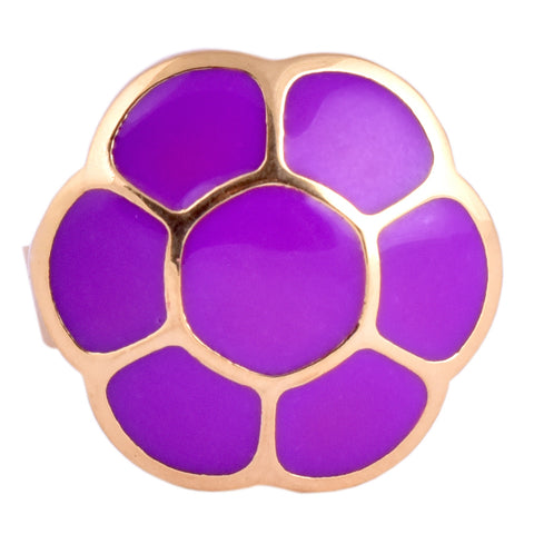 Purple Cluster Candy Ring