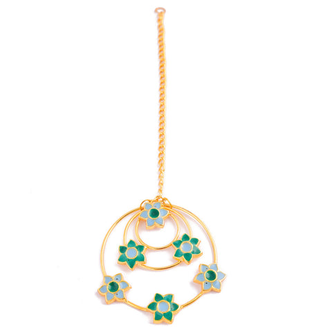 Phiroza Enamel Firangi Paani Maang Tikka