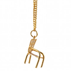 Please Have A Seat Single Pendant Necklace