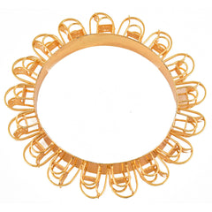 Please Have A Seat Single Row Musical Chair Bangle